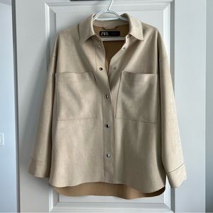 Zara overshirt, sz M